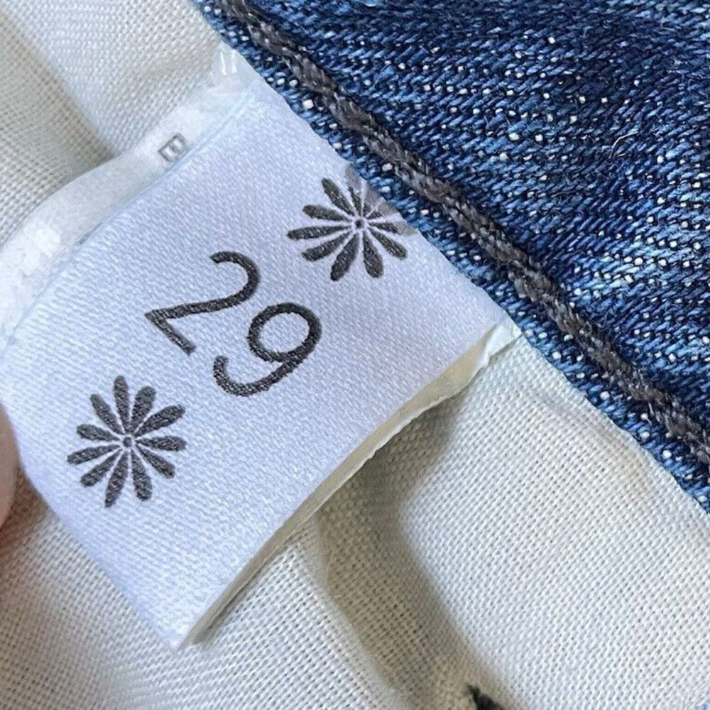 SHOW ME YOUR MUMU Womens Brooklyn Distressed Jeans NEW Sz 29 Straight Frayed-Hem - Picture 9 of 12